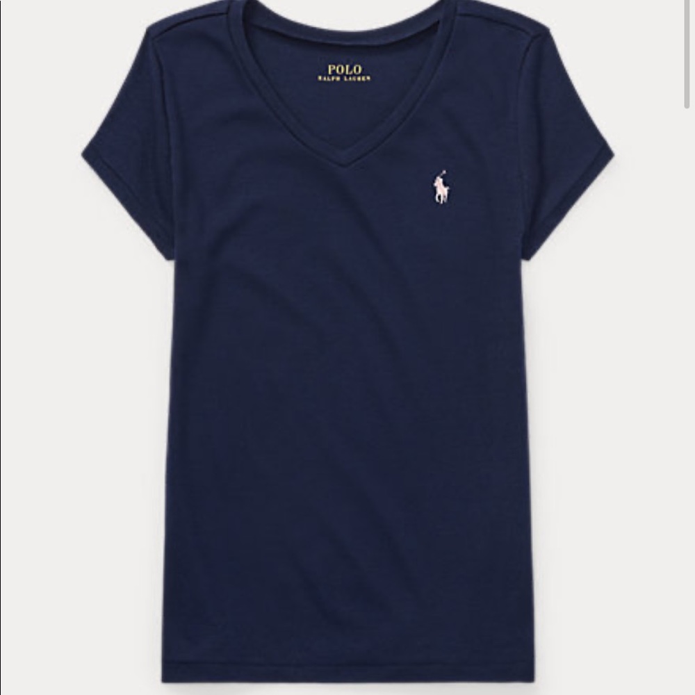 Ralph Lauren navy v-neck t-shirt